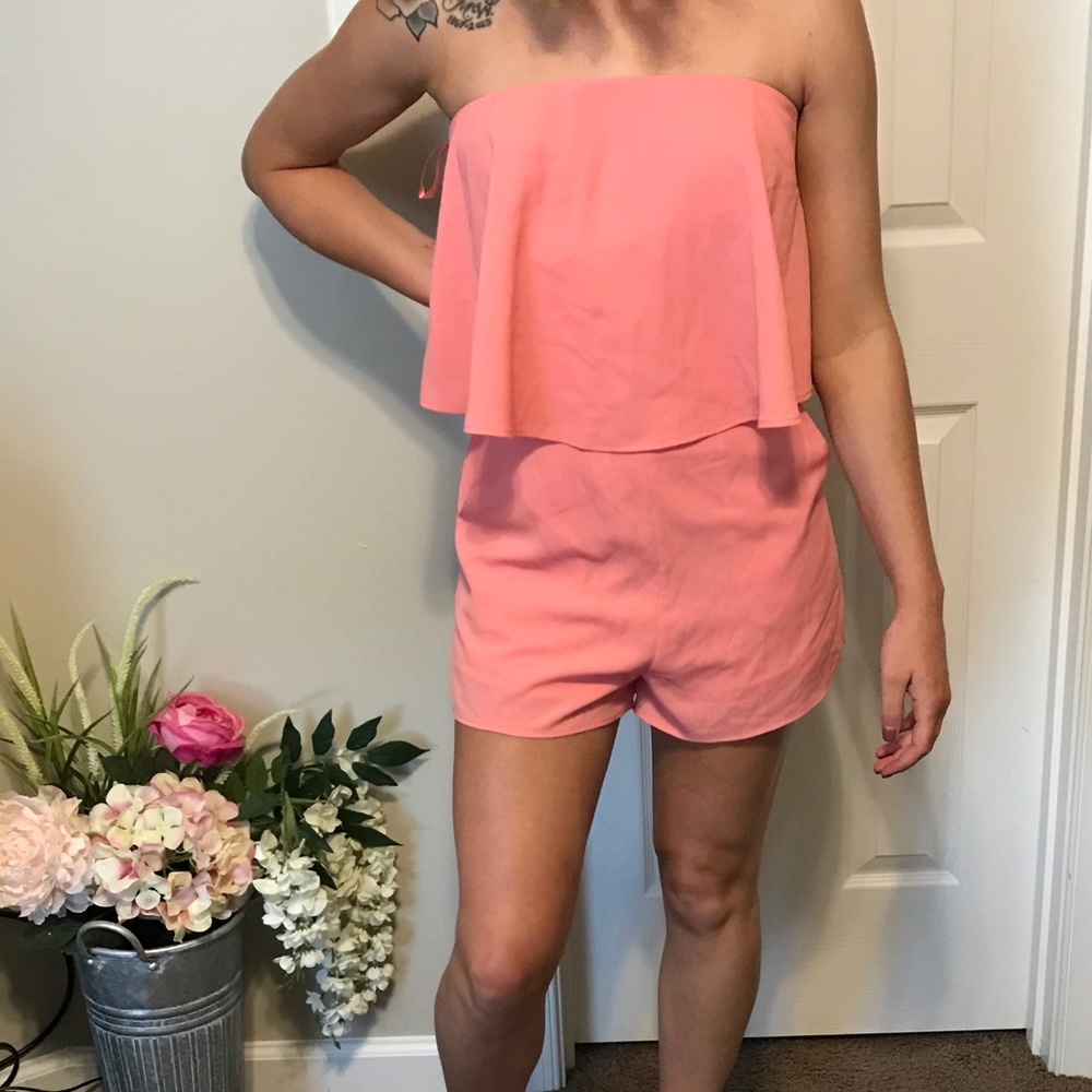 Peach Romper